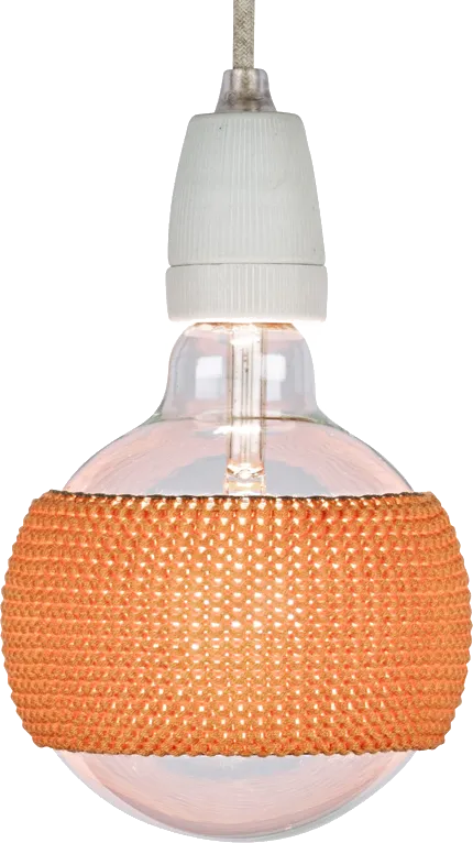 LampSleeve Cognac Brown – aan