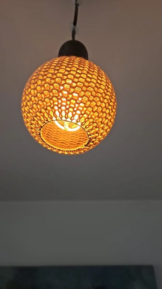 LampSleeve klantfoto warm goud licht